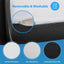 Hollyhock-3" Twin Tri-Fold Memory Foam Topper