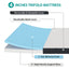 Hollyhock-4" Queen Tri-Fold Memory Foam Topper