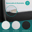 Hollyhock-4" Queen Tri-Fold Memory Foam Topper