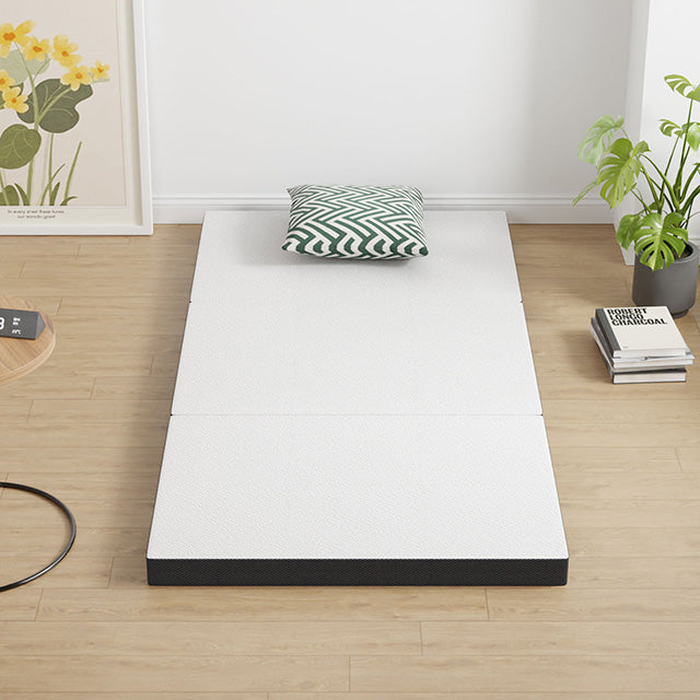 Hollyhock-4" Twin XL Tri-Fold Memory Foam Topper
