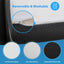 Hollyhock-4" Twin Tri-Fold Memory Foam Topper