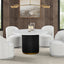 Broager-Dining Swivel Chair, White