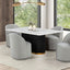 Broager-Dining Swivel Chair, Light Gray