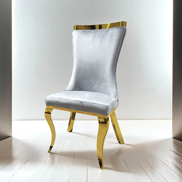 Basilicata-Gold Chair (2/CTN)