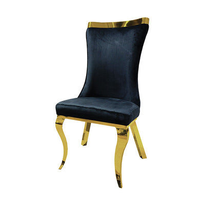 Basilicata-Gold Chair (2/CTN)