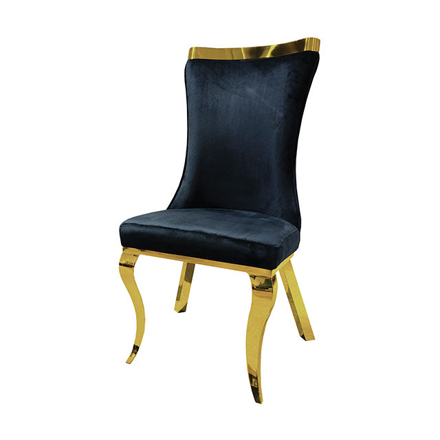 Basilicata-Gold Chair (2/CTN)
