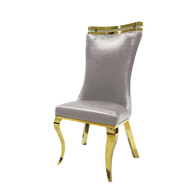 Palazzo-Chair, Gold/Silver (2/CTN)