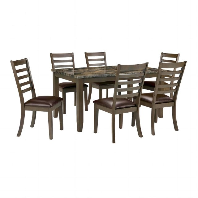 Adia-7 Pc. Dinning Table Set
