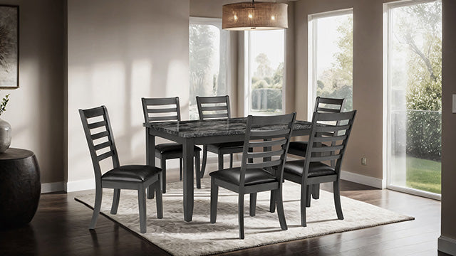 Adia-7 Pc. Dinning Table Set