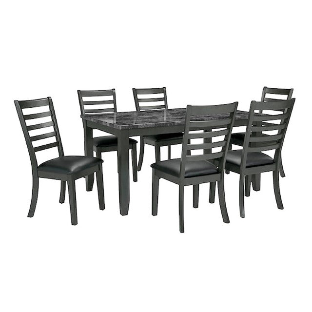 Adia-7 Pc. Dinning Table Set