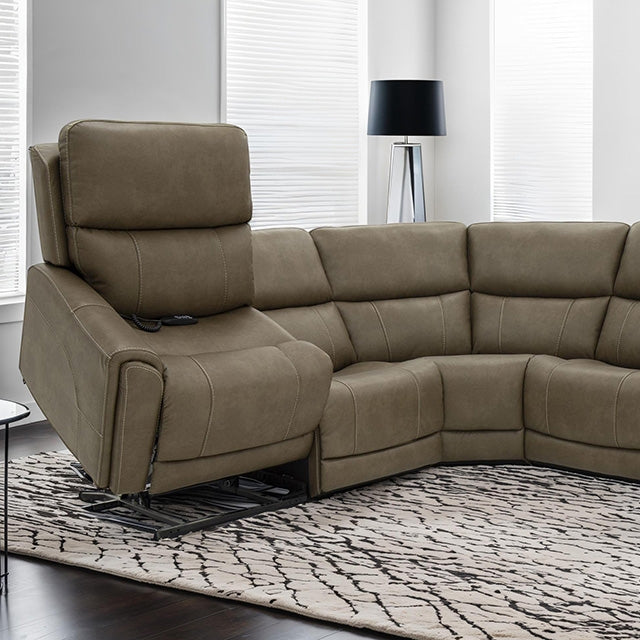 Orpheus-Power Sectional w/ Lift Chair