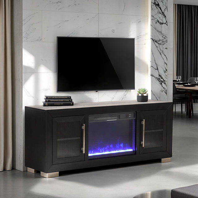 Ashbourne-60" TV Stand w/ Fire Place