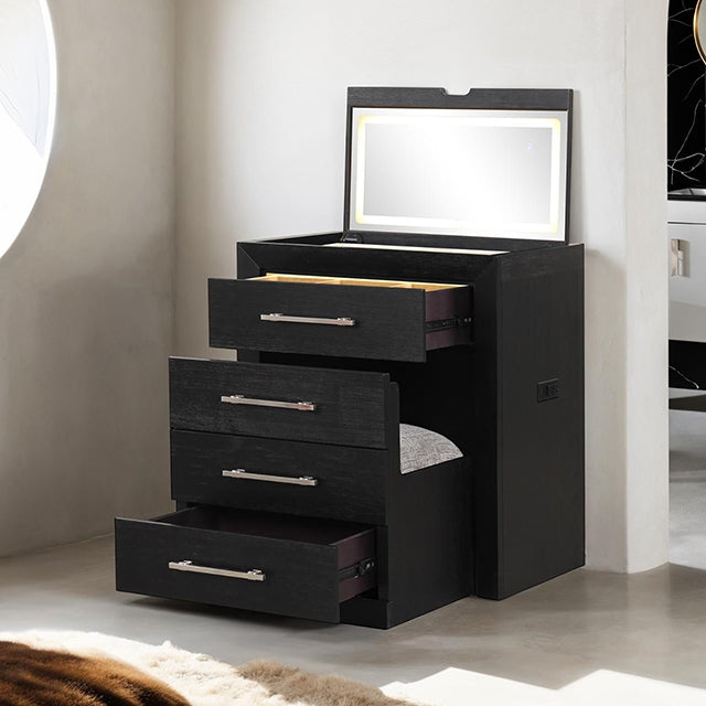 Ashbourne-Bedside Vanity Set w/ Stool