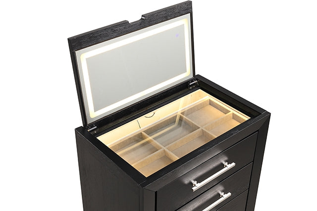 Ashbourne-Bedside Vanity Set w/ Stool