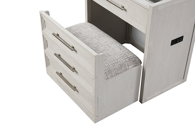 Ashburton-Bedside Vanity Set w/ Stool