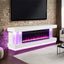 Peseux-71" TV Stand w/ Electric Fire Place