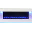 Peseux-71" TV Stand w/ Electric Fire Place
