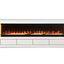 Luken-71" TV Stand w/ Electric Fire Place