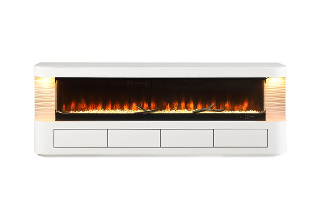 Luken-71" TV Stand w/ Electric Fire Place