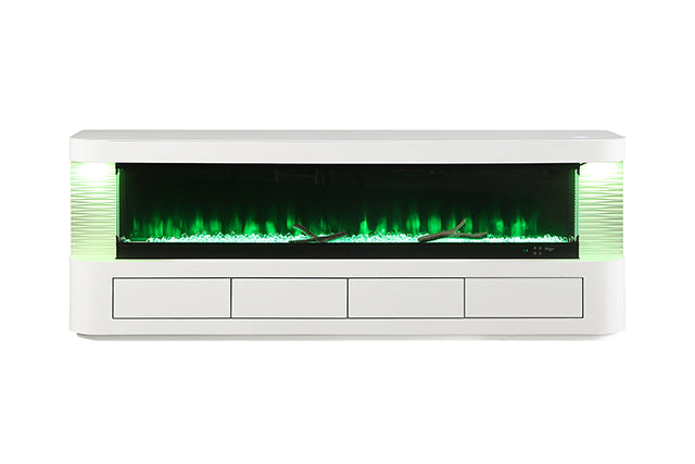 Luken-71" TV Stand w/ Electric Fire Place