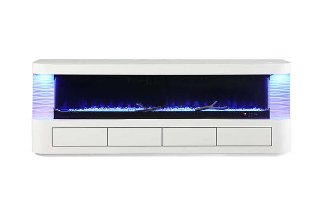 Luken-71" TV Stand w/ Electric Fire Place