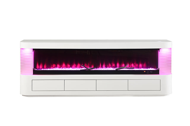 Luken-71" TV Stand w/ Electric Fire Place