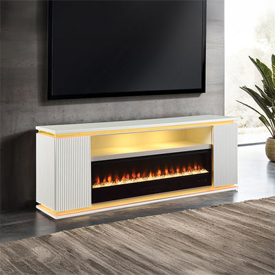Medea-71" TV Stand w/ Electric Fire Place