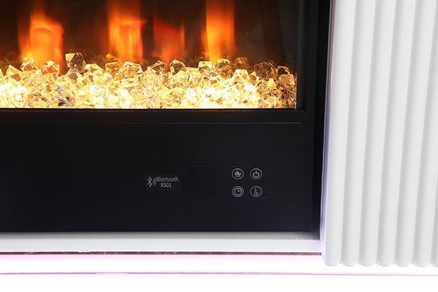 Medea-71" TV Stand w/ Electric Fire Place