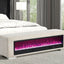 Elnath-Bench w/ Visual Crystal Fireplace