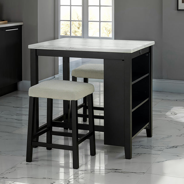 Chalcedony-3 Pc. Dining Table Set