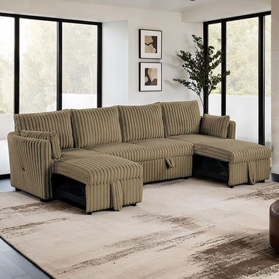 Denholme-U-Sectional w/ Pull Out