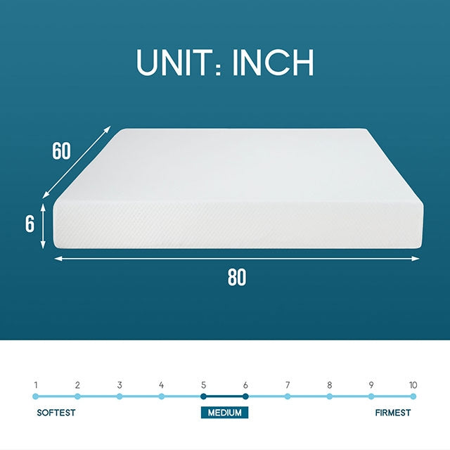Artemisia-6" Queen Memory Foam Mattress