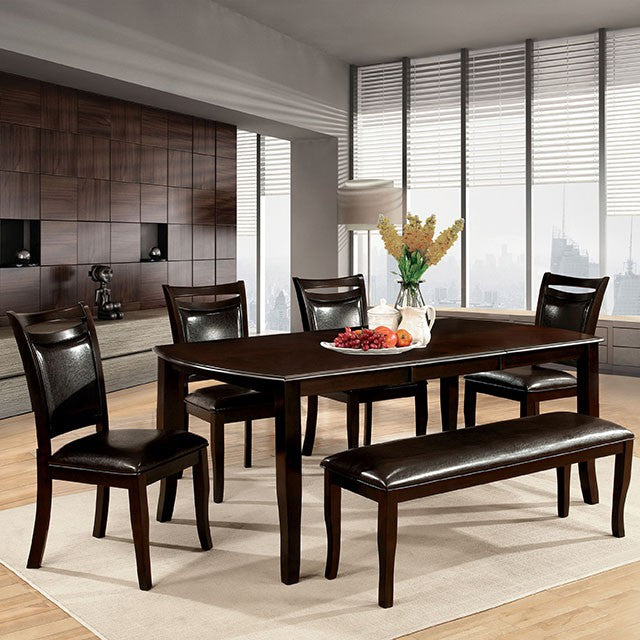 Woodside-6 Pc Dining Table Set w/ Bench
