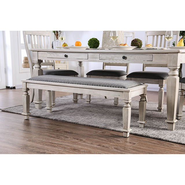 Georgia-6 Pc Dining Table Set w/ Bench