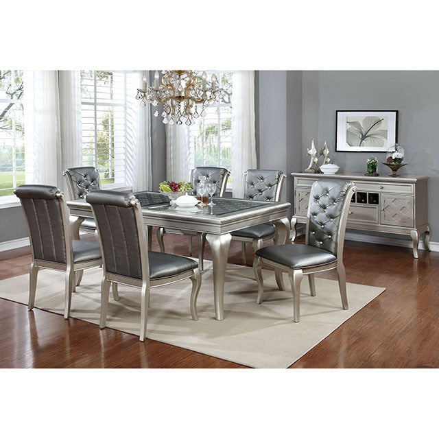 Amina-7 Pc Dining Table Set