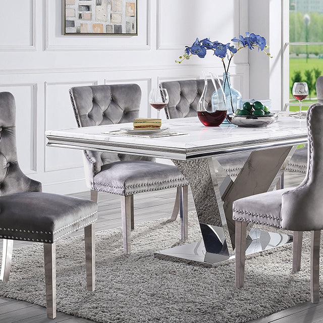 Valdevers-7 Pc Dining Table Set