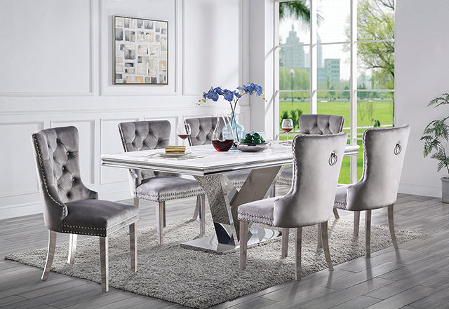 Valdevers-7 Pc Dining Table Set