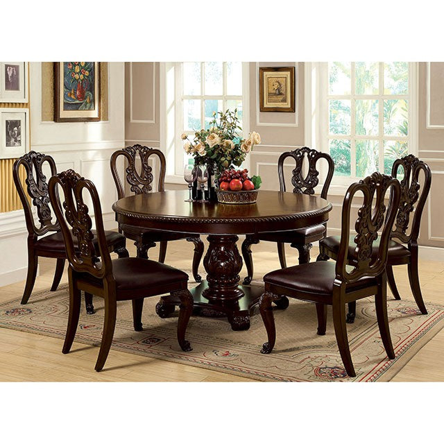 Bellagio-5 Pc Dining Table Set (Leatherette Chairs)