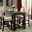 Sania-4 Pc Counter Ht Table Set w/ Bench