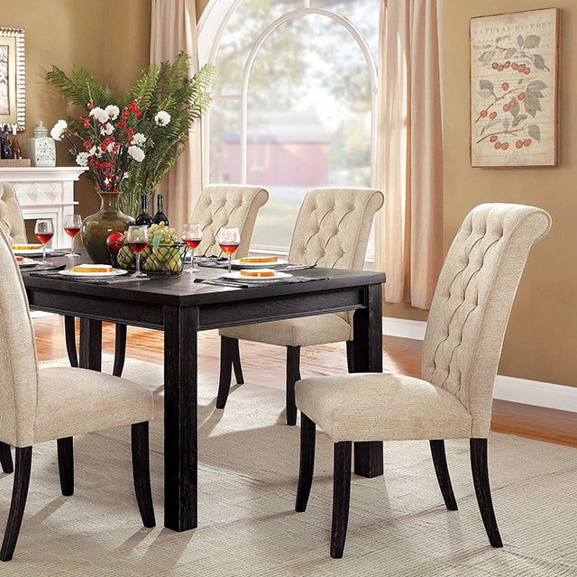 Sania-7 Pc Dining Table Set
