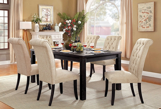 Sania-7 Pc Dining Table Set