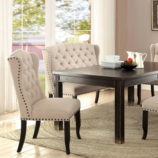 Sania-6 Pc Dining Table Set w/ Bench