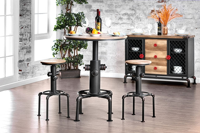 Foskey-3 Pc Bar Table Set