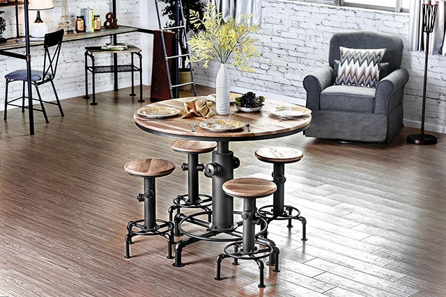 Foskey-5 Pc Counter Ht Table Set