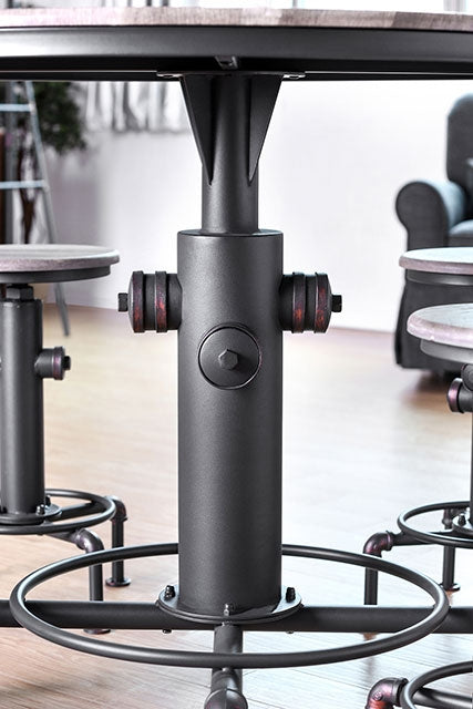 Foskey-5 Pc Counter Ht Table Set