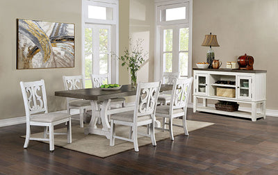 Auletta-7 Pc Dining Table Set