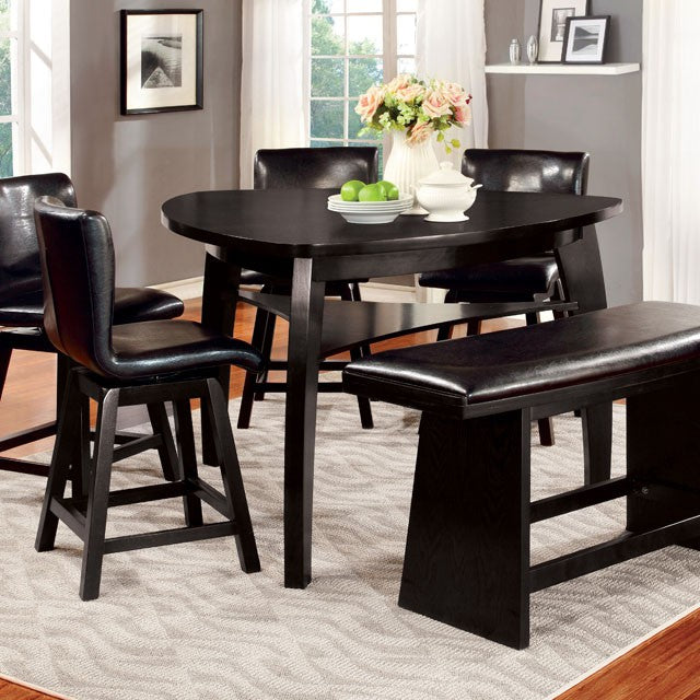 Hurley-6 Pc Counter Ht Table Set w/ Bench