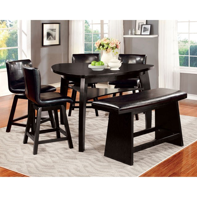 Hurley-7 Pc Counter Ht Table Set