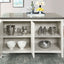 Heidelberg-4 Pc Counter Ht Table Set w/ Bench