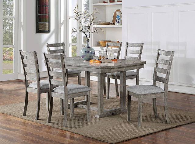 Laquila-6 Pc Dining Table Set w/ Bench